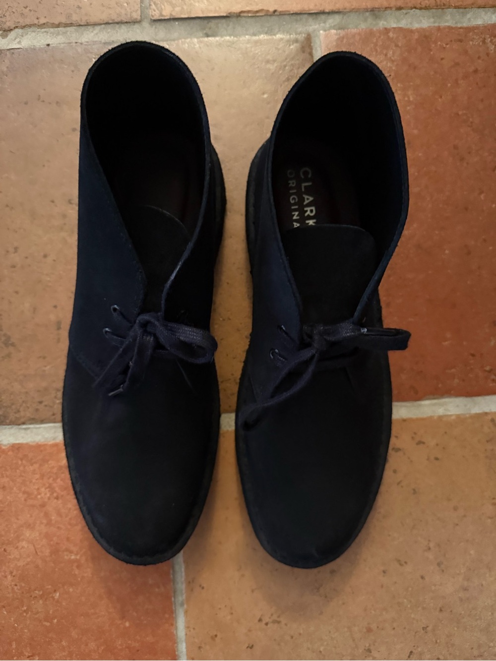Men’s Navy Suede Desert Boots